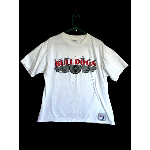 VTG Georgia Bulldogs T-Shirt Adult Mens L/XL Single Stitch GRAPHIC TEE The Game - Picture 1 of 11